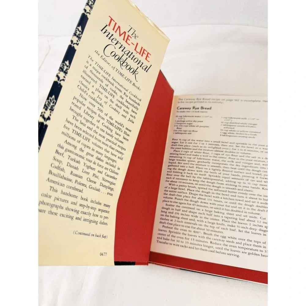 Cookbook Time-Life‎ International Cookbook 1977 First Edition HC Recipes